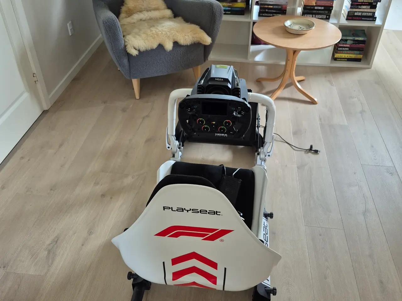 Billede 1 - Racer cockpit med  moza rat og pedaler