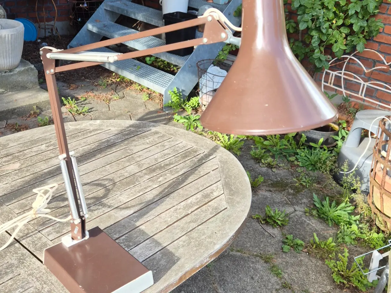 Billede 1 - Fleksibel arkitektlampe på tung fod