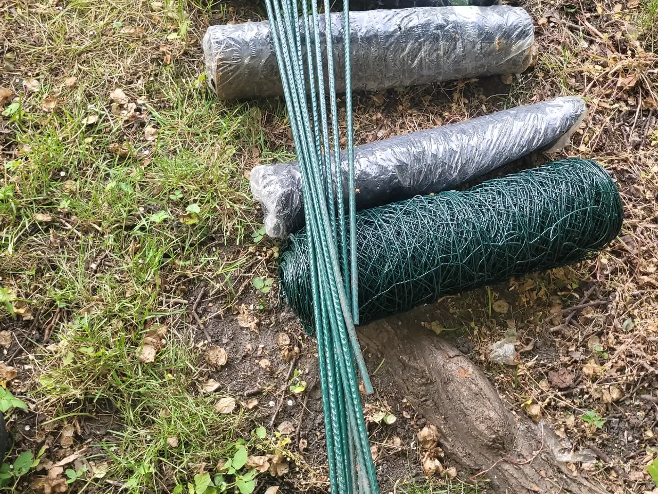 Billede 6 - Havehegn /hønsetråd H 45cm L 3×10m + 1×25m 10stk p