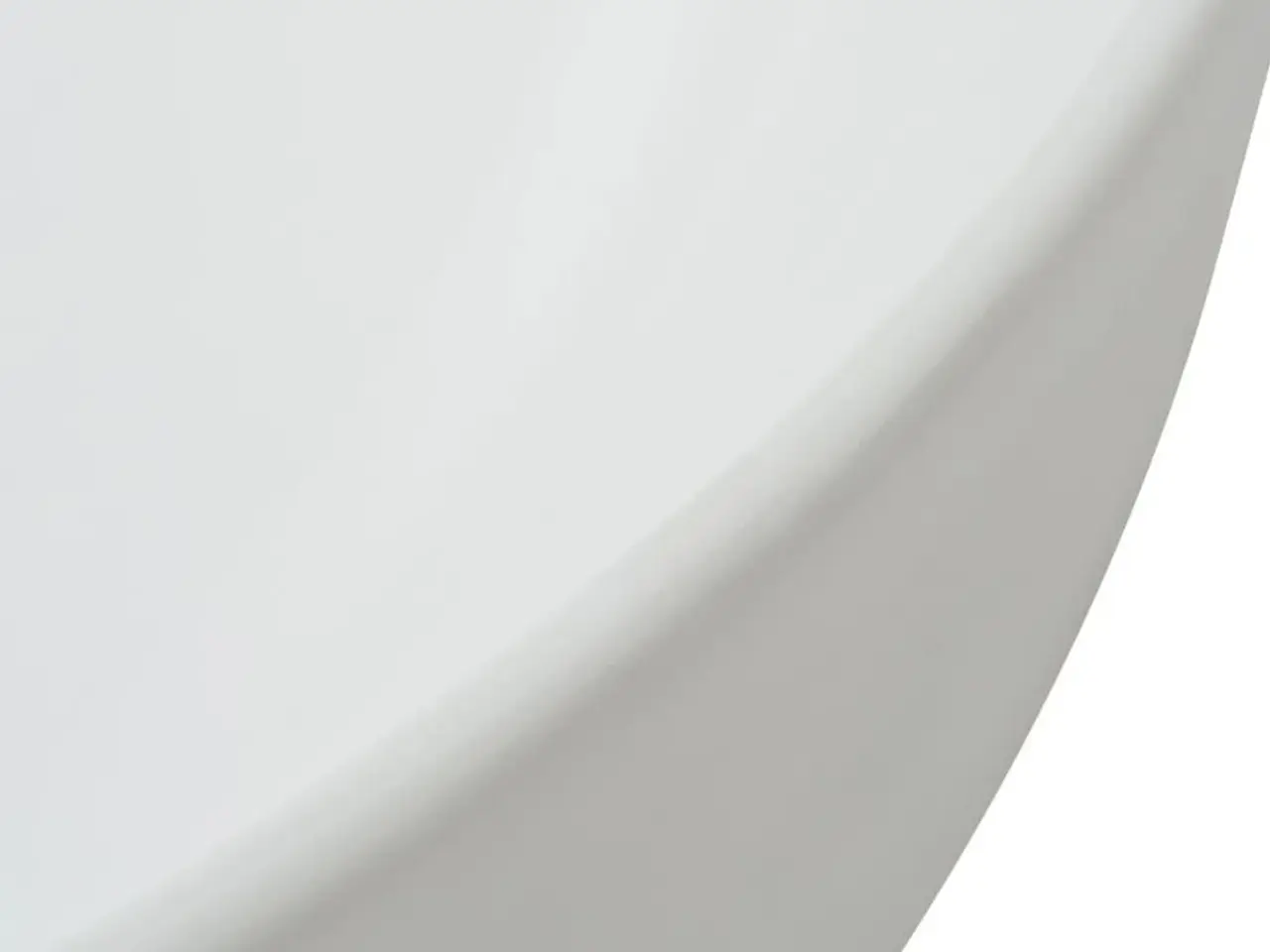 Billede 4 - Rund håndvask i keramik 41,5 × 13,5 cm - hvid