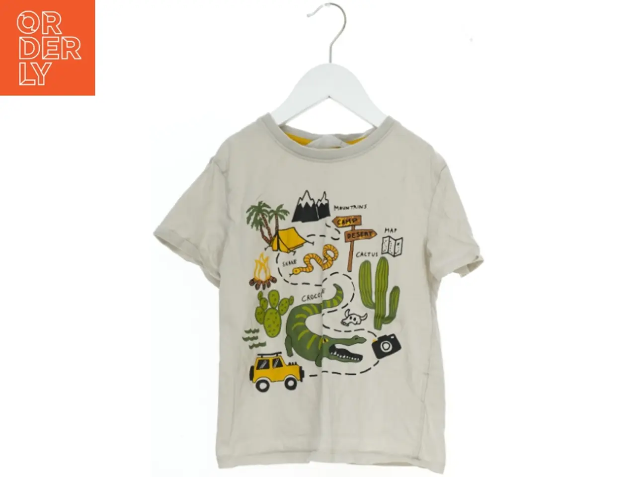 Billede 1 - Børne T-Shirt med jungletryk fra H&M (str. 122)