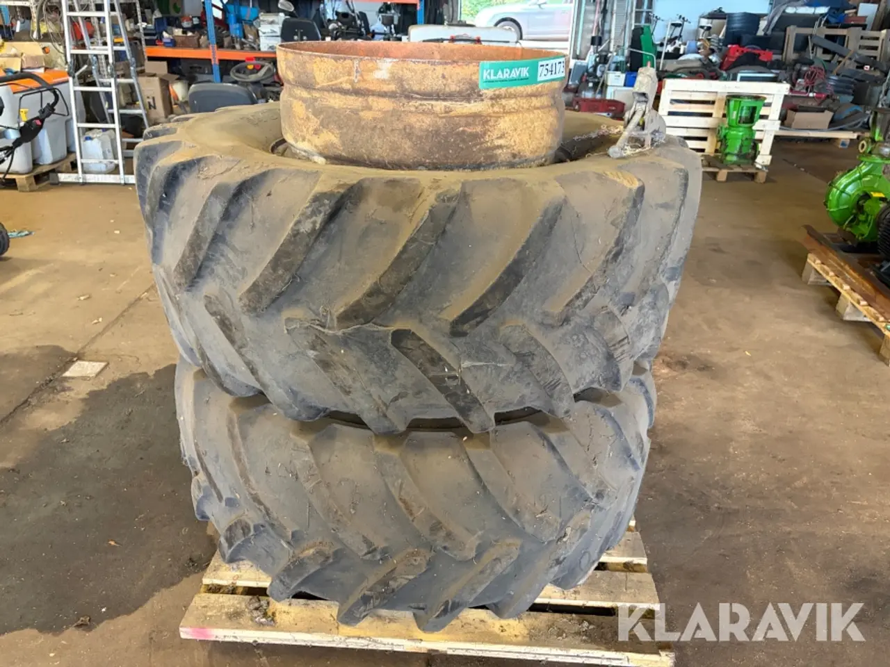 Billede 1 - Tvillingehjul Michelin 540/65 R30, 2 Styk