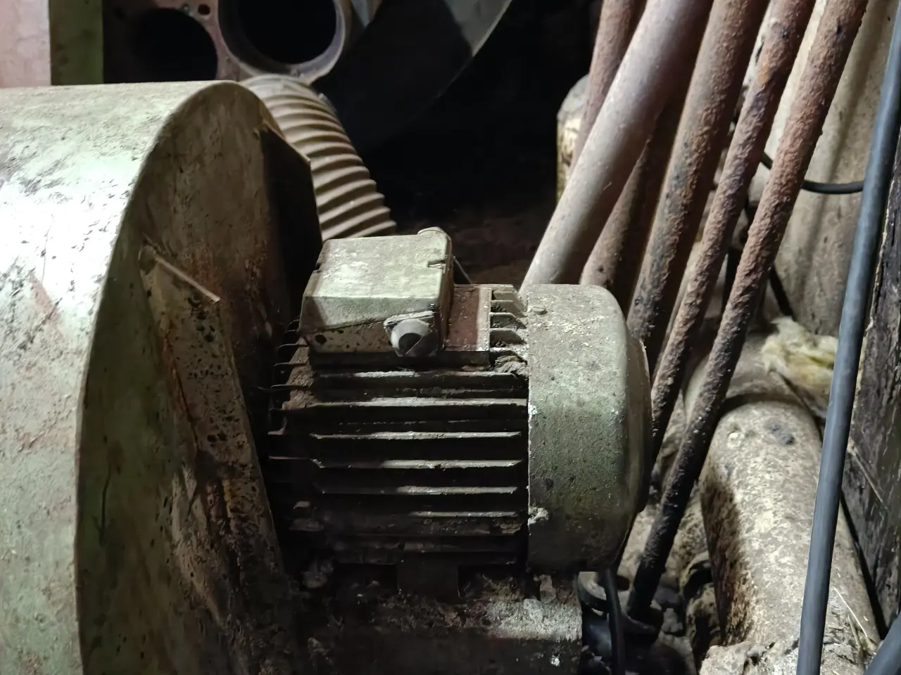 Billede 2 - 1 stk. Blæser m. motor