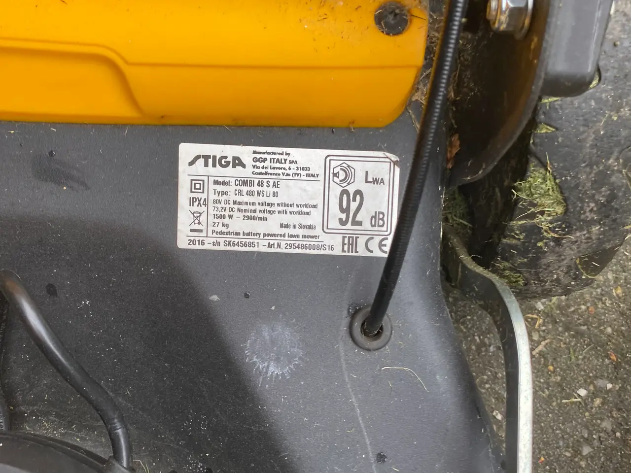 Billede 3 - STIGA Combi 48 S AE batteridrevet 