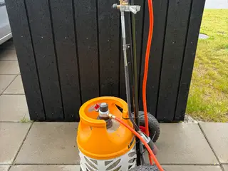 Gasbrænder på vogn