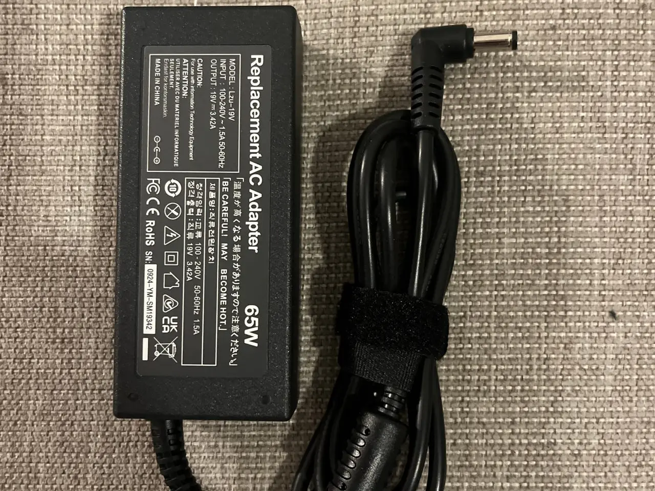 Billede 3 - Asus oplader 65W 5,5mm
