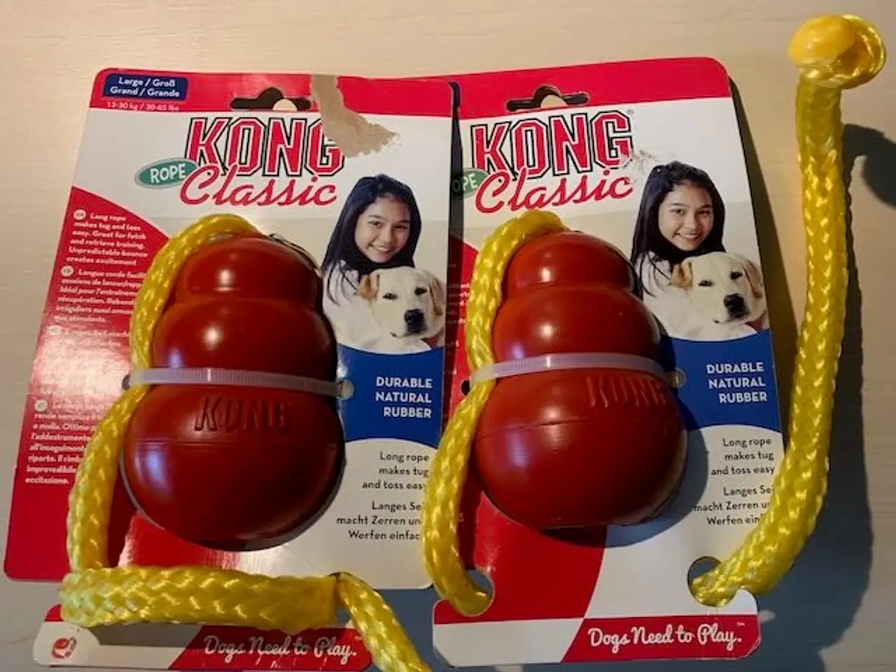 Billede 3 - Kong Classic med reb - uden told