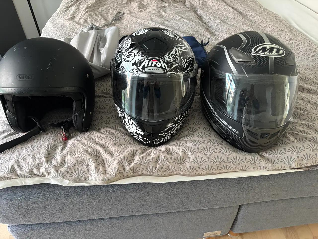 Billede 1 - Motorcykel beklædning, hjelme mv