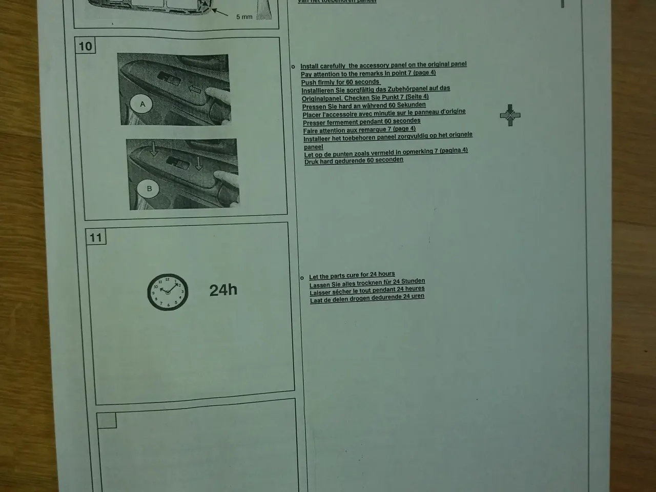 Billede 3 - Træpanel  Toyota Previa