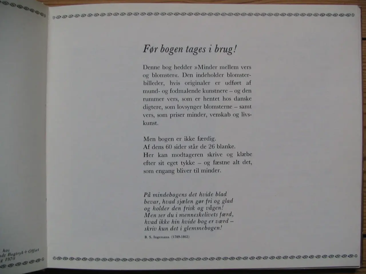 Billede 2 - Minder mellem vers og blomster