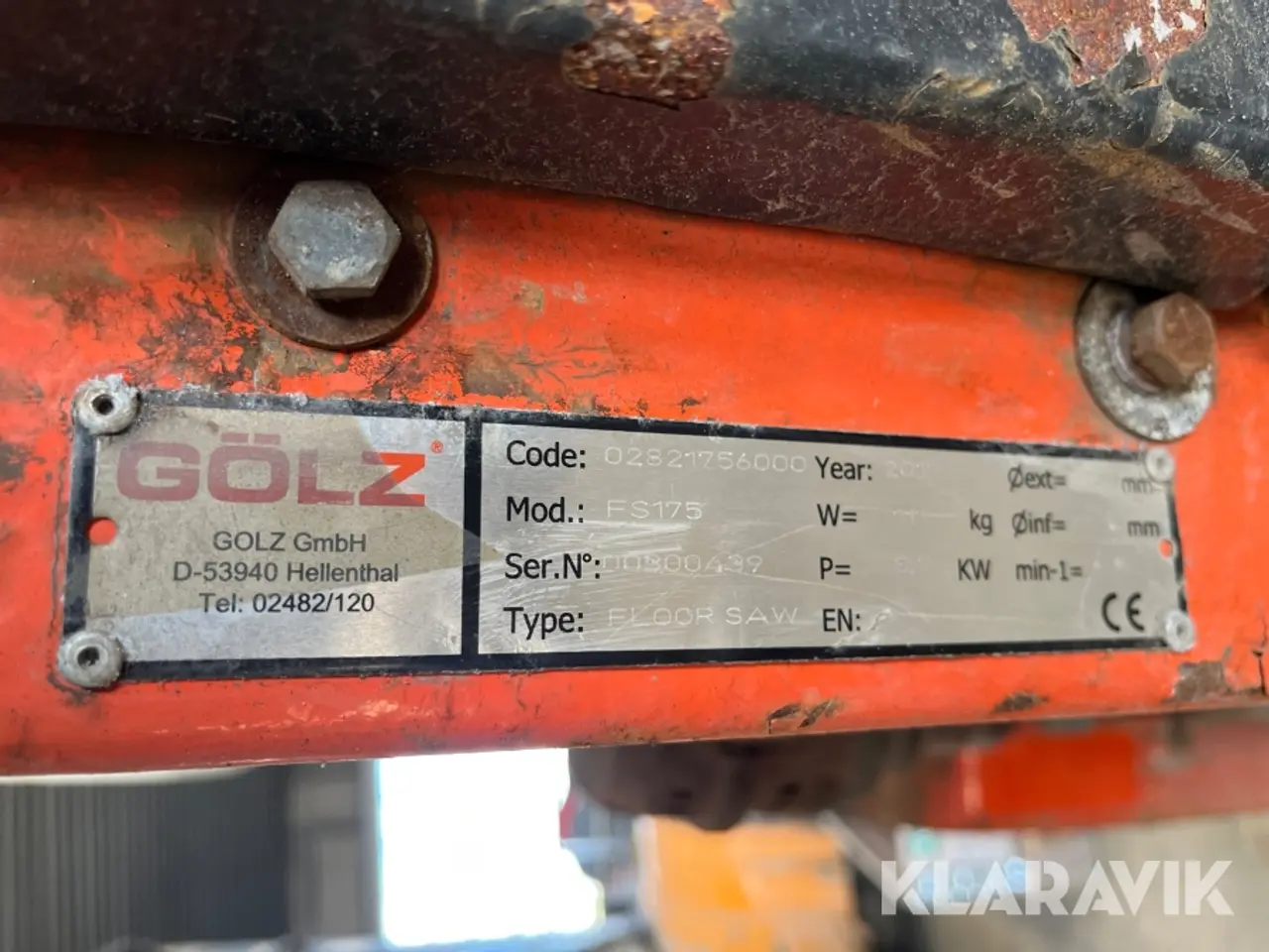 Billede 6 - Asfaltskærer Gölz FS175