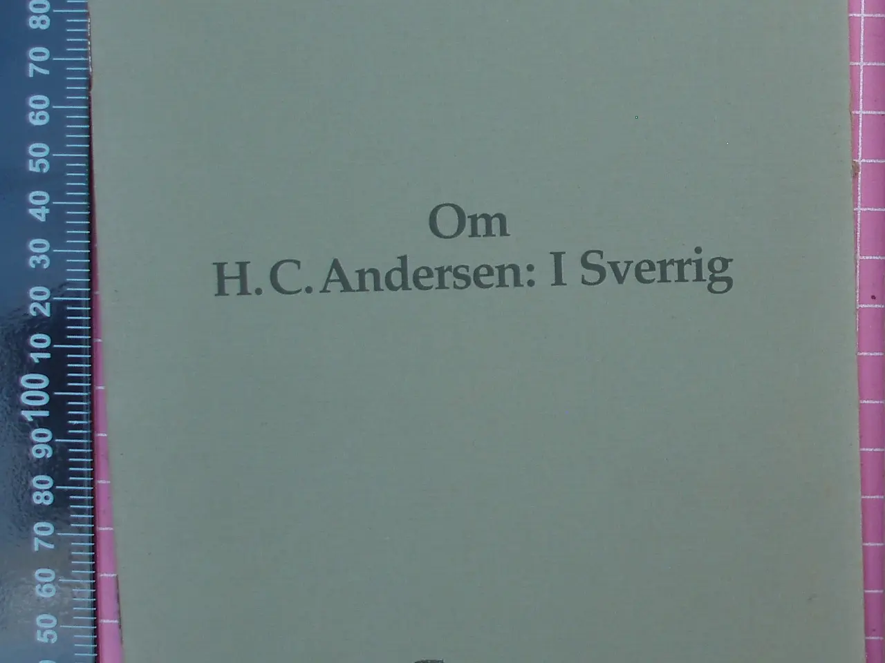 Billede 1 - Om H. C. Andersen: I Sverrig