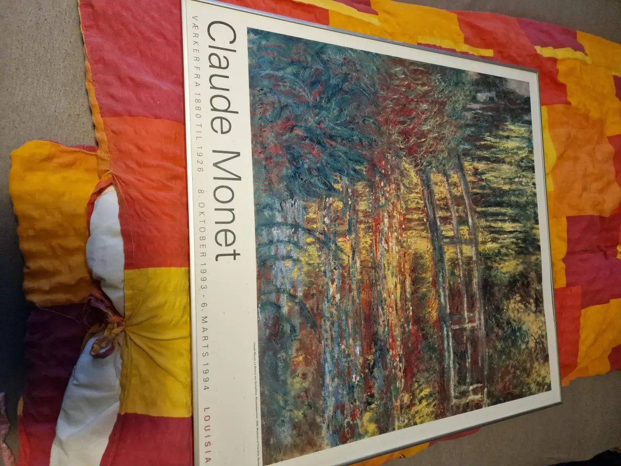 Billede 1 - Plakat CLAUDE MONET ÅKANDEDAMMEN