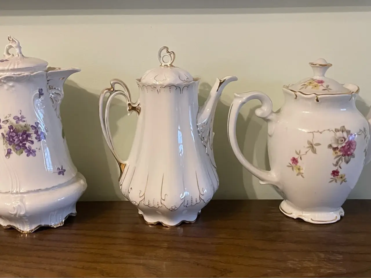 Billede 1 - Kaffekander Porcelæn 3 Stk !