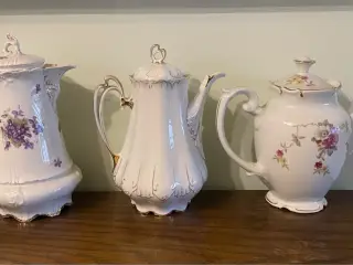 Kaffekander Porcelæn 3 Stk !