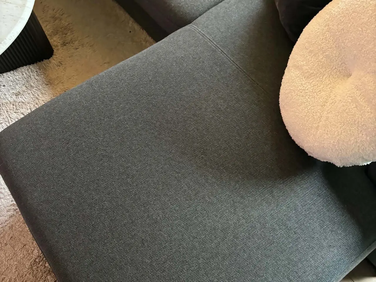 Billede 5 - U-Sofa mørkegrå - næsten som ny