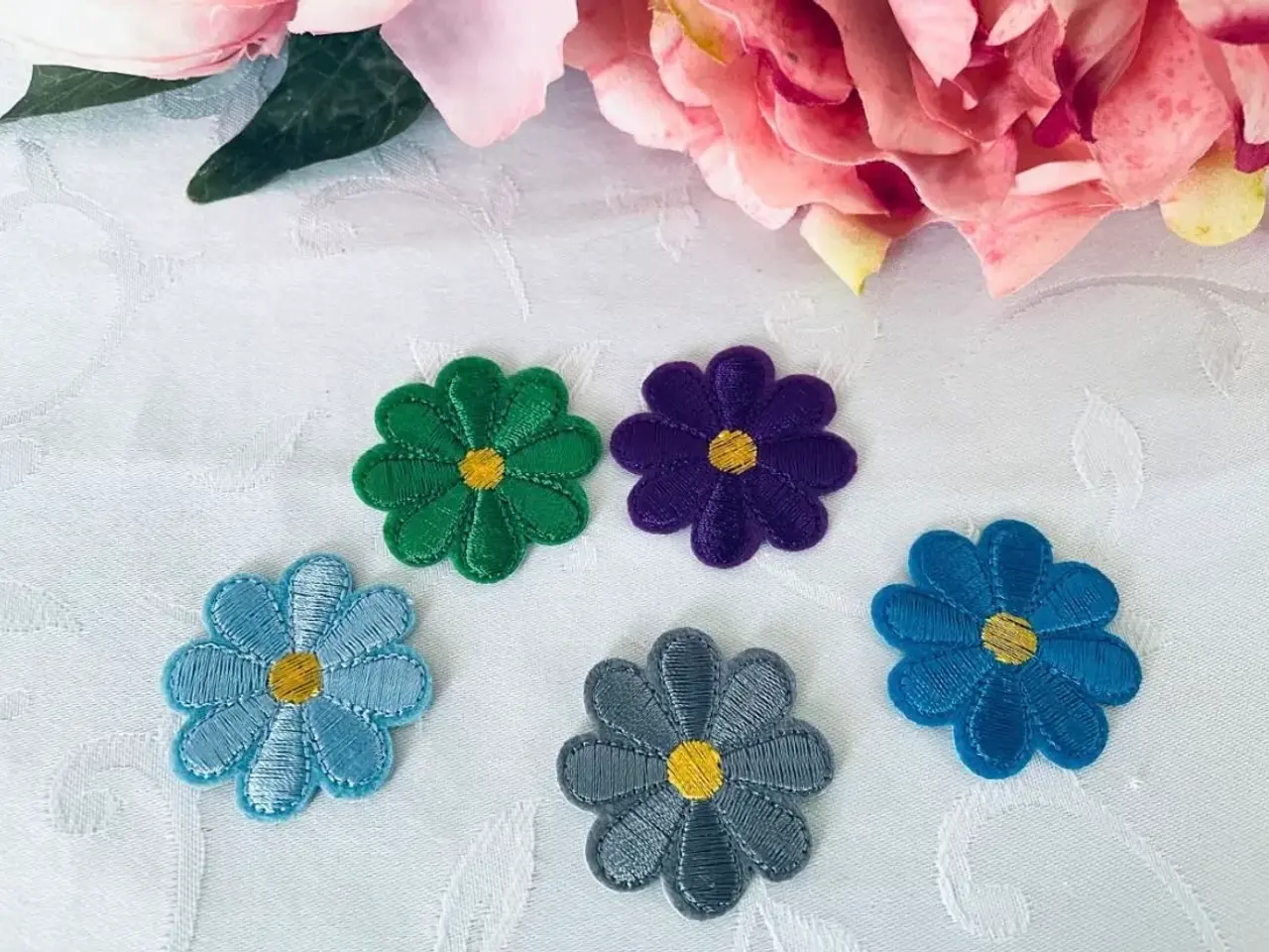 Billede 1 - Strygemærker blomster