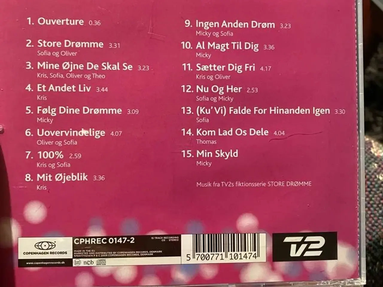 Billede 2 - Store drømme - The soundtrack