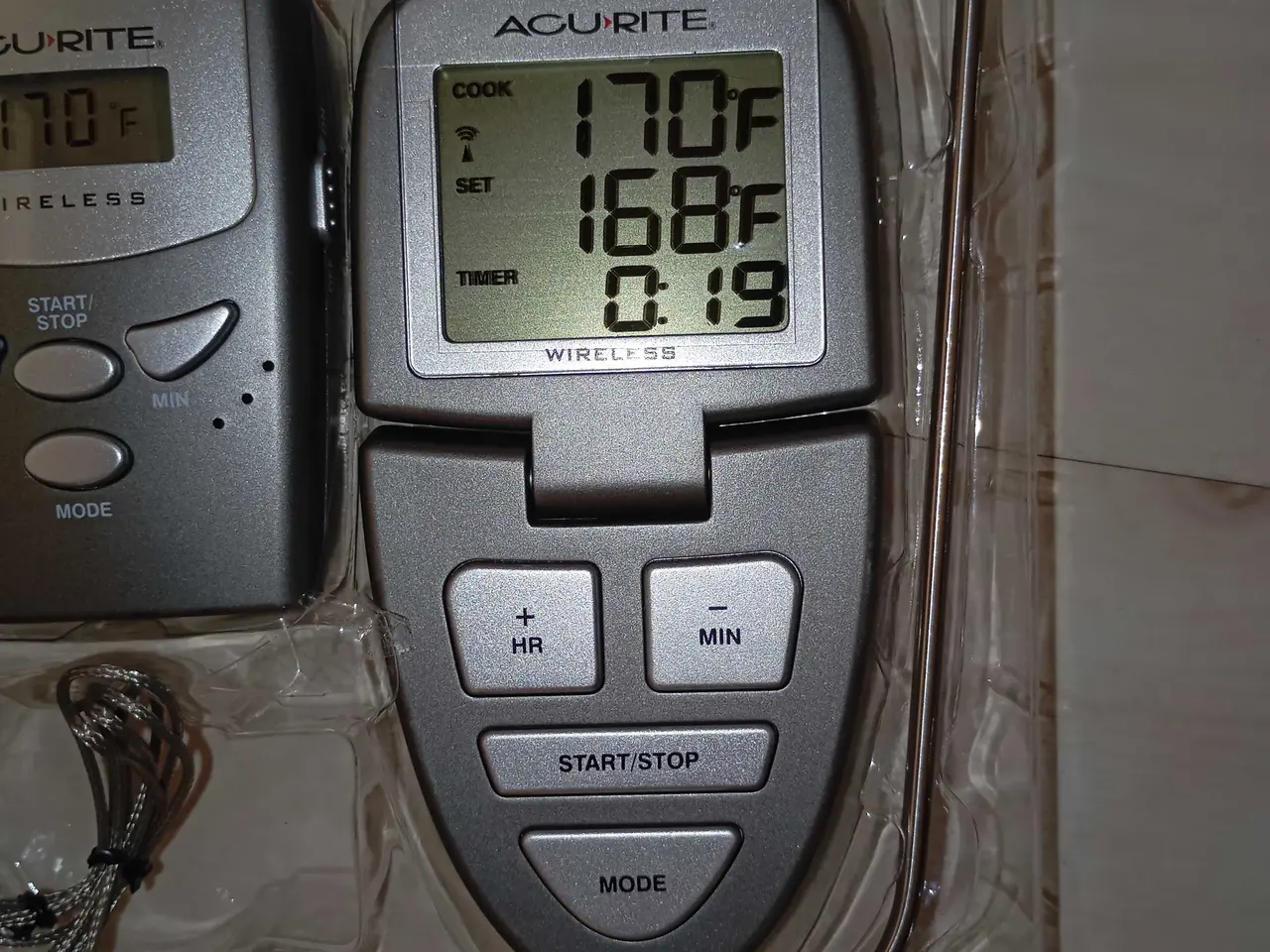 Billede 4 - Stegetermometer elektronisk. Trådløs. Ny