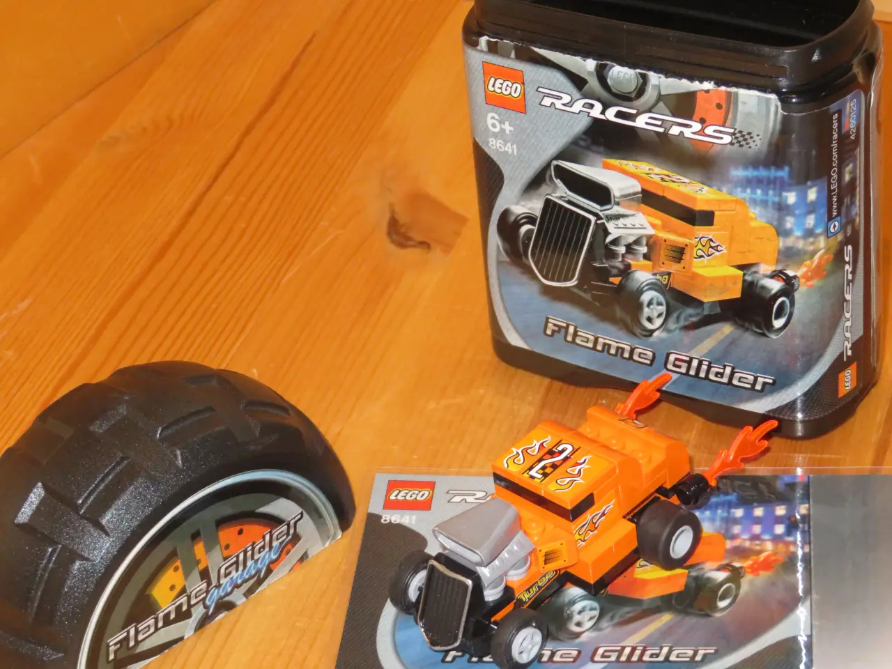 Billede 2 - Lego Racers, LEGO nummer 8641, Flame Glider