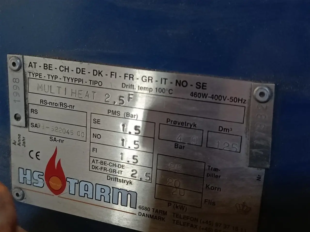 Billede 3 - - - - Baxi Multi Heat 2,5 med skorsten