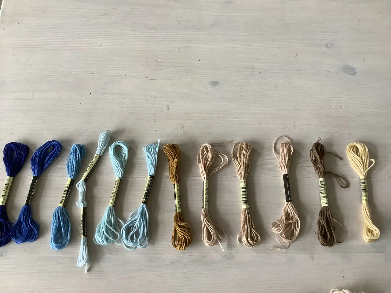 Billede 2 - Broderigarn i mange farver