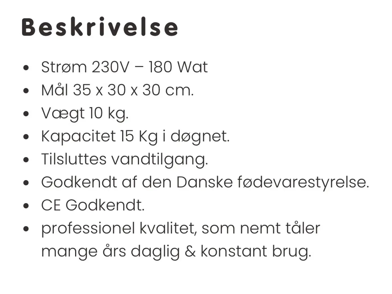 Billede 2 - Isterningmaskine m. vandtilførsel