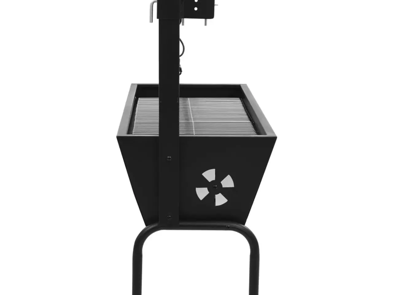 Billede 4 - Elektrisk grill med rotisserie - rustfrit stål, på hjul