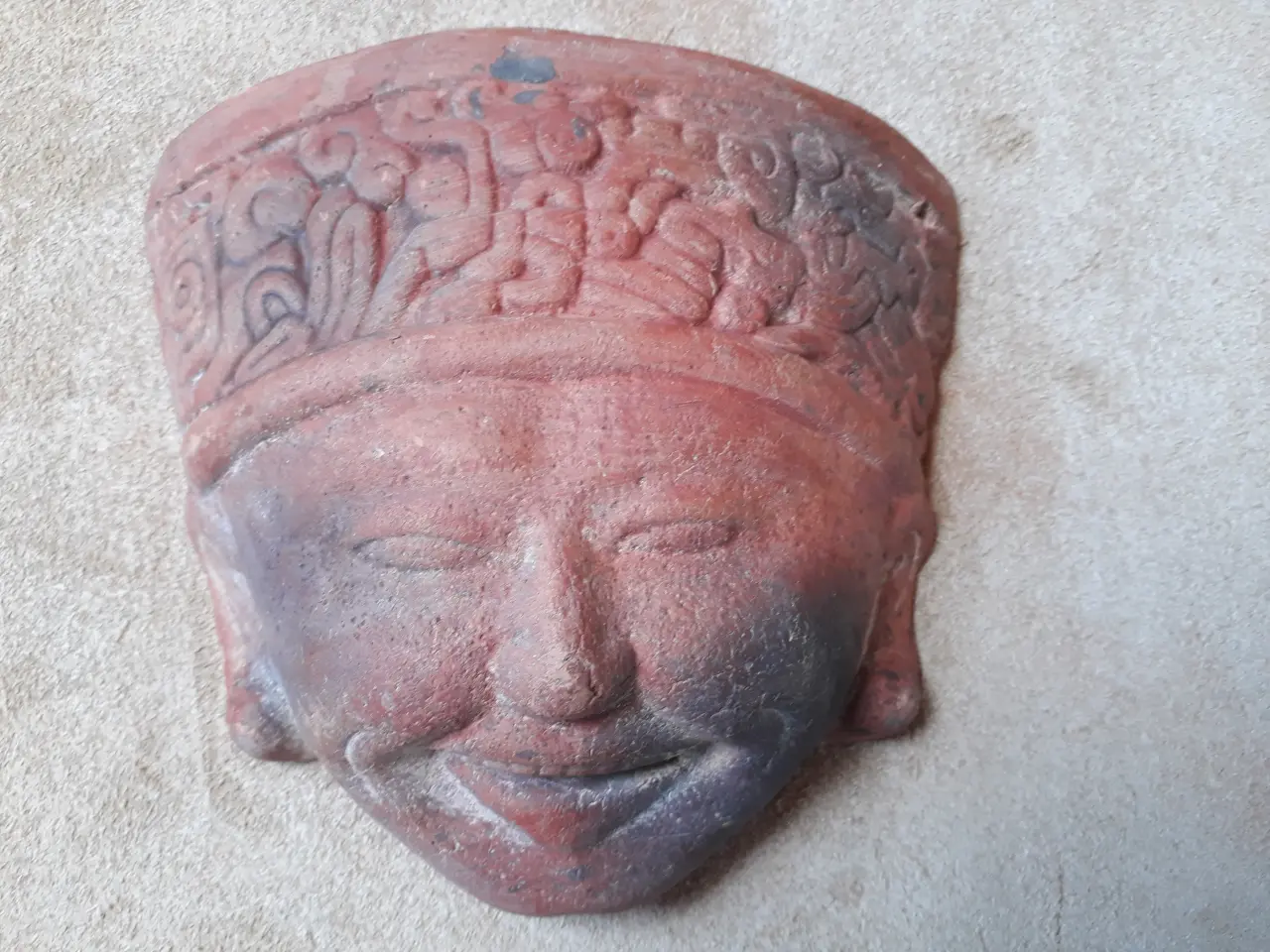 Billede 2 - 4 Mexicanske Terracotta Masker