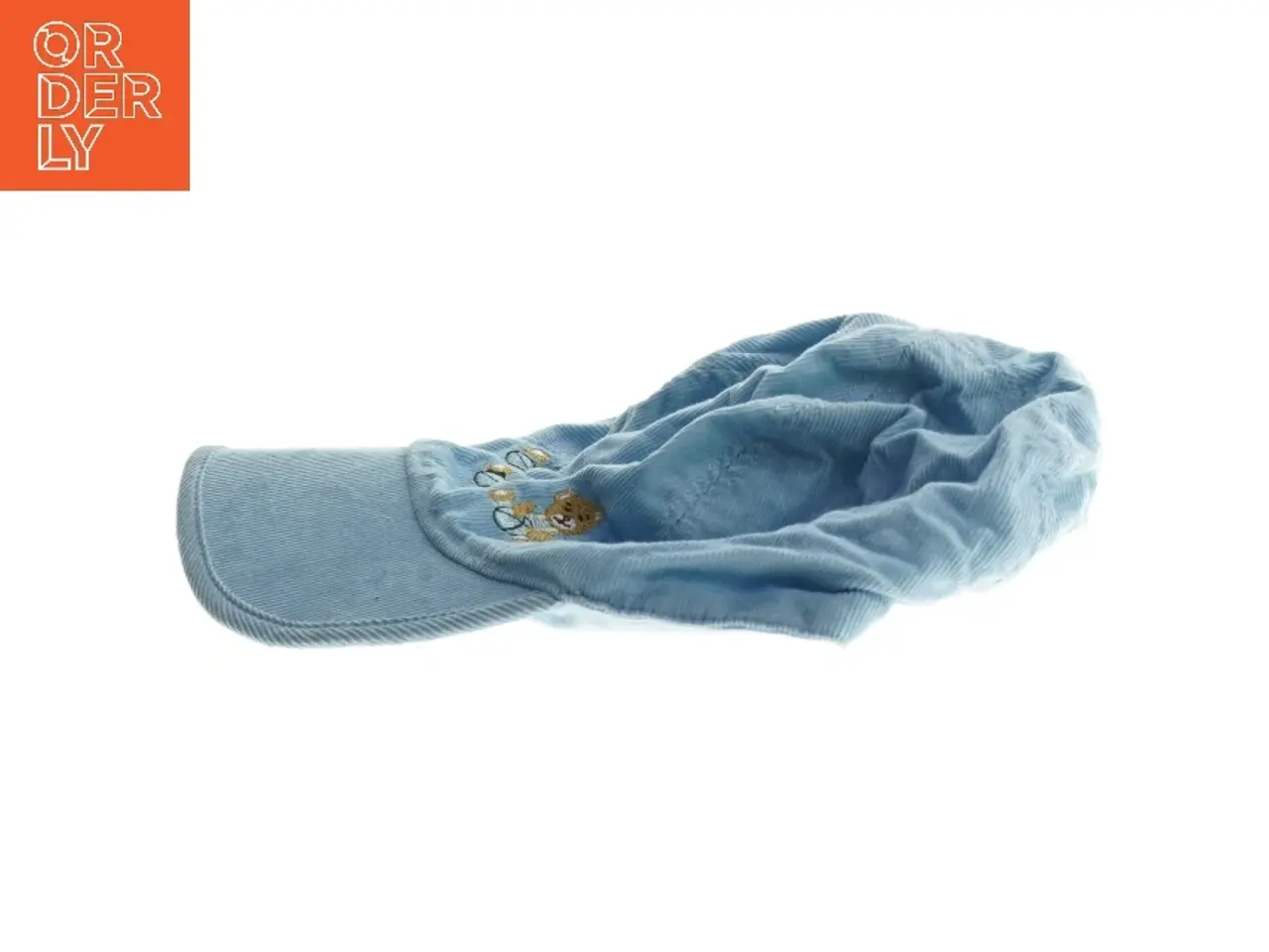 Billede 3 - Babycap i blå bomuld (str. 18 cm)