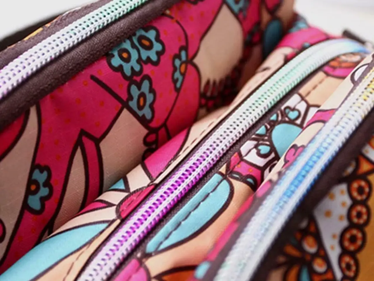 Billede 7 - Smarte BOHO- skulder tasker. i 2 flotte prints.