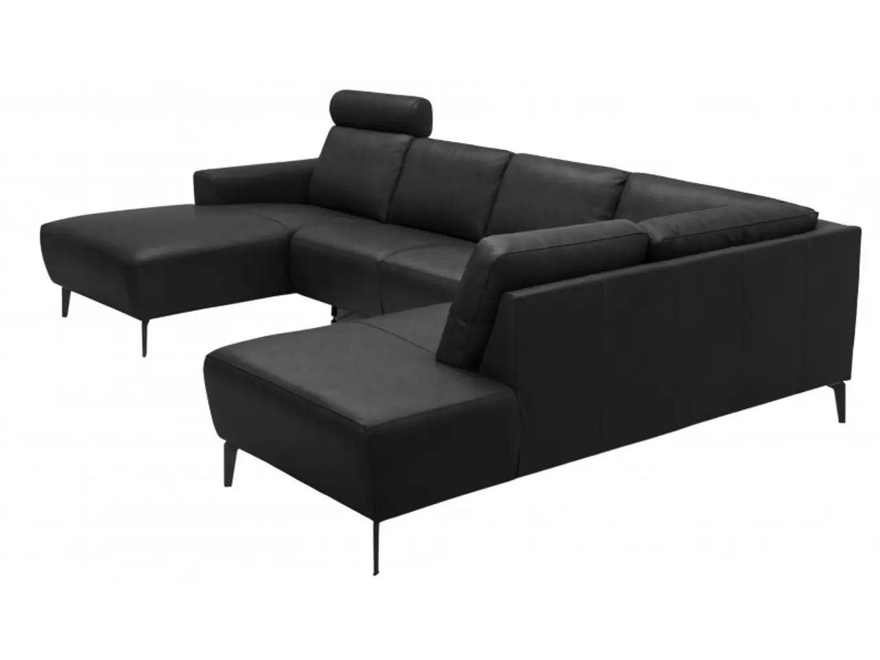 Billede 6 - Hjort Knudsen Copenhagen Læder U-sofa - Venstrevendt
