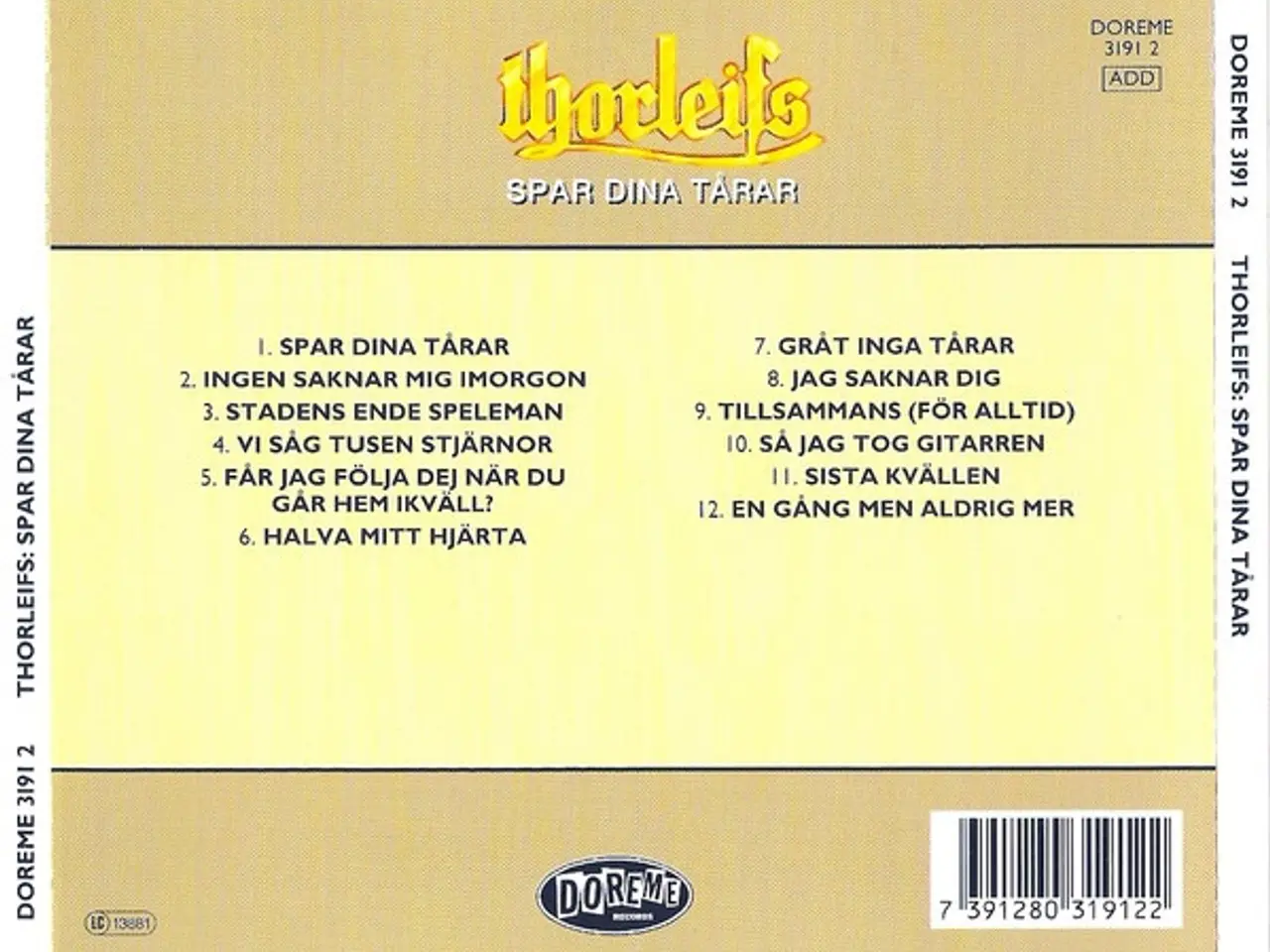 Billede 5 - Thorleifs – Spar Dina Tårar – CD