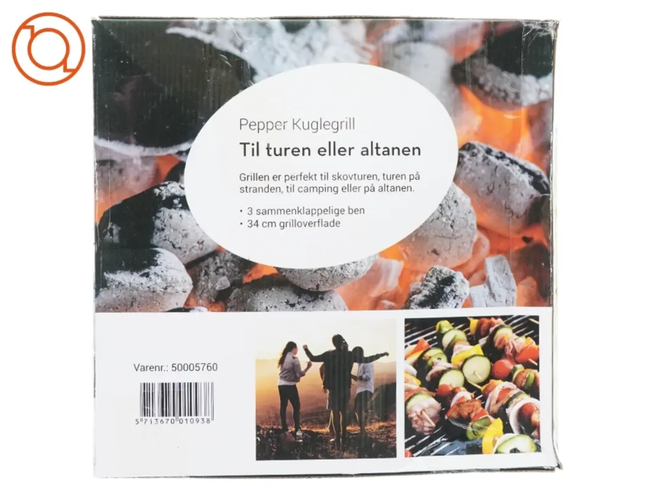 Billede 2 - Pepper kuglegrill fra Pepper (str. 39 x 38cm)