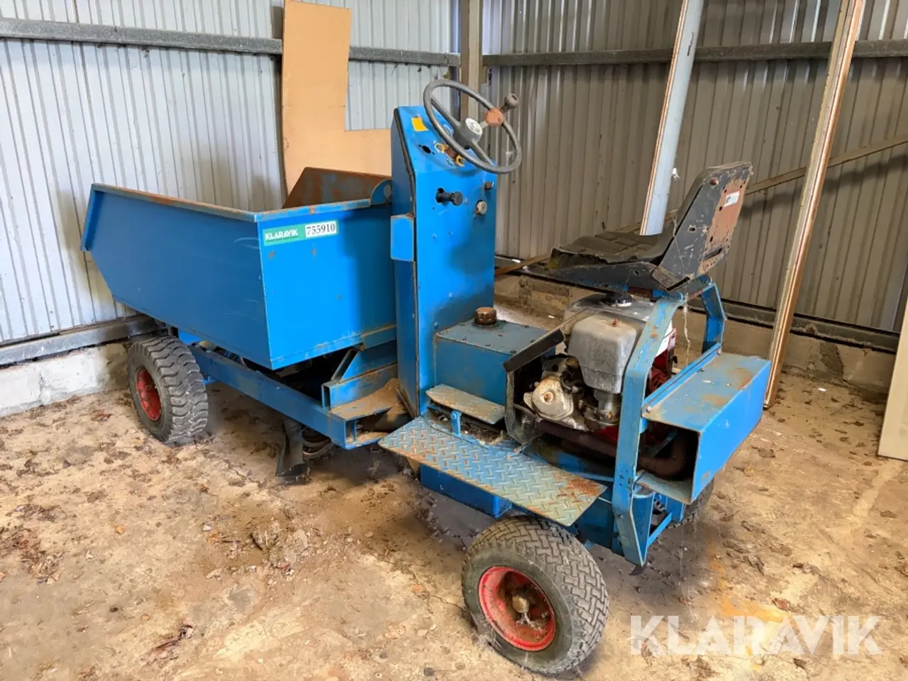 Billede 3 - Minidumper selvkørende med hydraulisk tip.