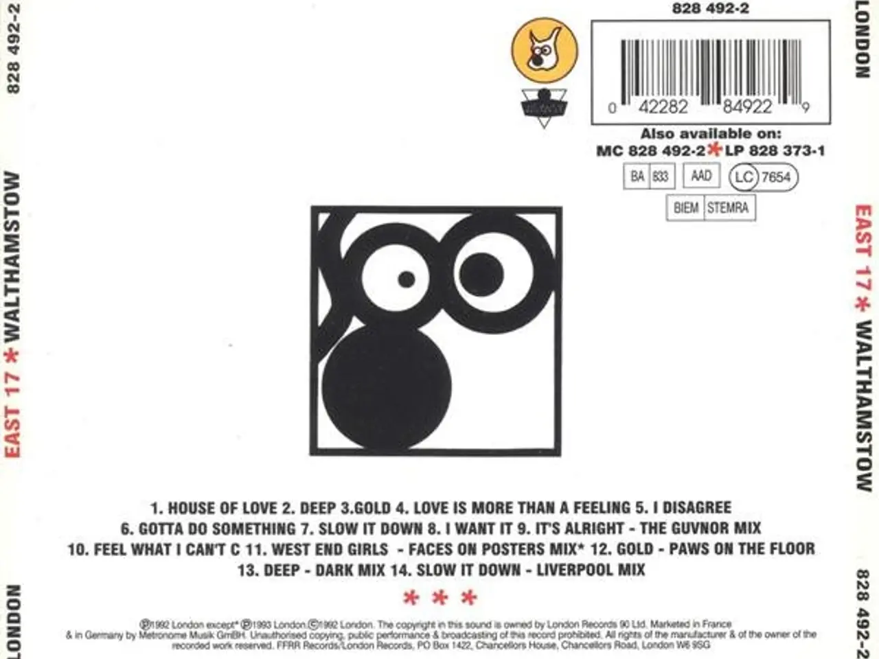 Billede 2 - East 17 – Walthamstow – CD