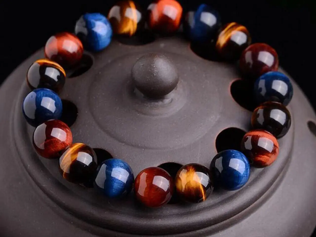Billede 7 - Tiger Eye armbånd. 8,10,12,14 mm's perler