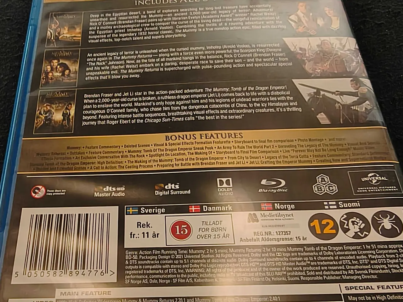 Billede 2 - The Mummy Trilogy (Blu-ray)