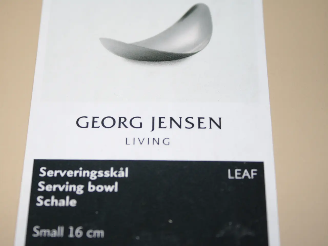 Billede 8 - Serveringsskåle fra Georg Jensen "Leaf"