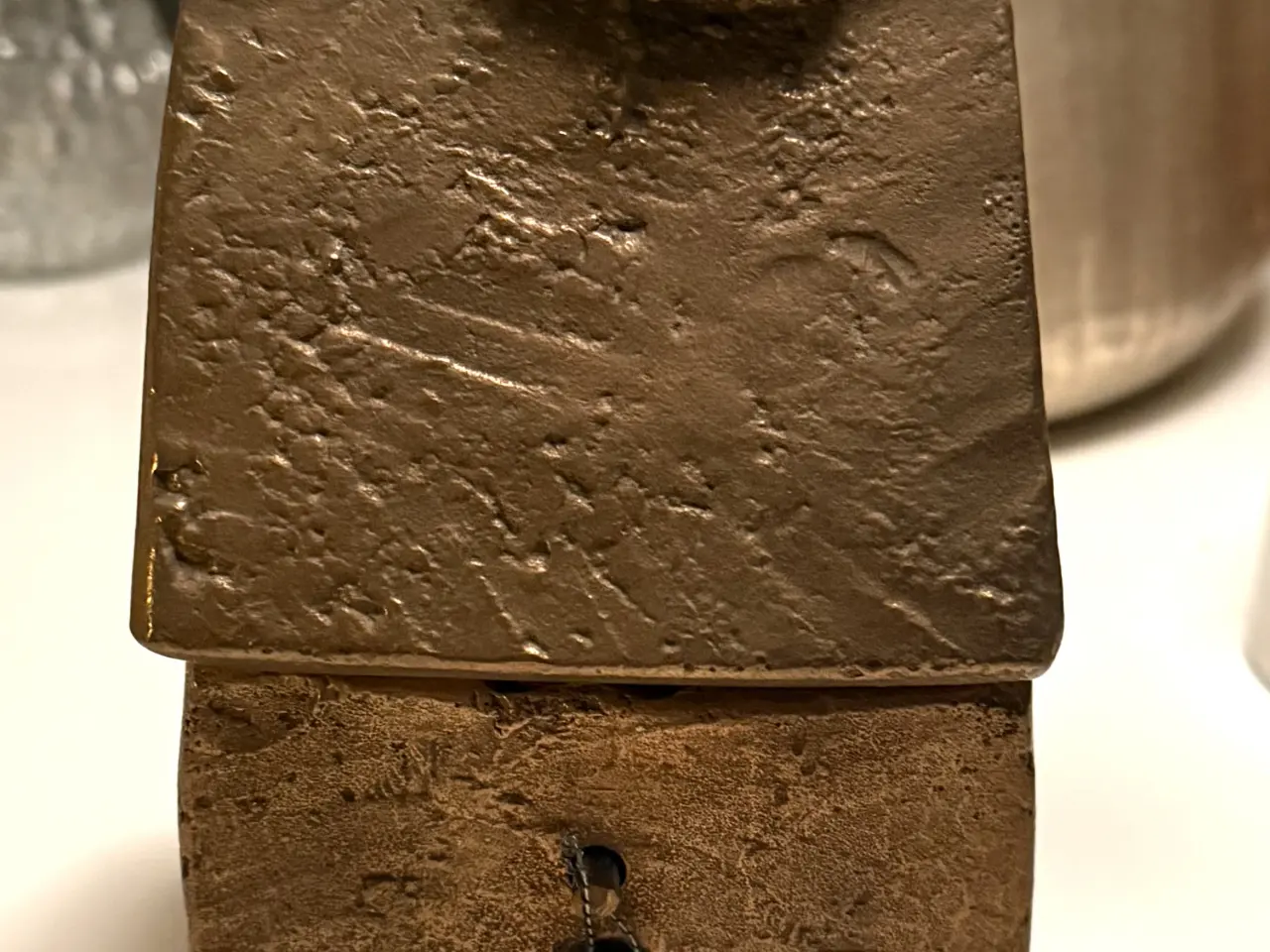 Billede 1 - Erik Heide Bronze fuglehus med plombering 