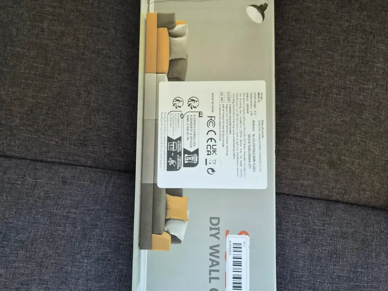 Billede 1 - Helt nyt DIY 3D Vægur (Lydløst)