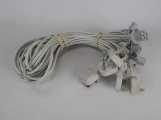 7 stk. Apple powerkabel 185 cm - OBS: UK stik