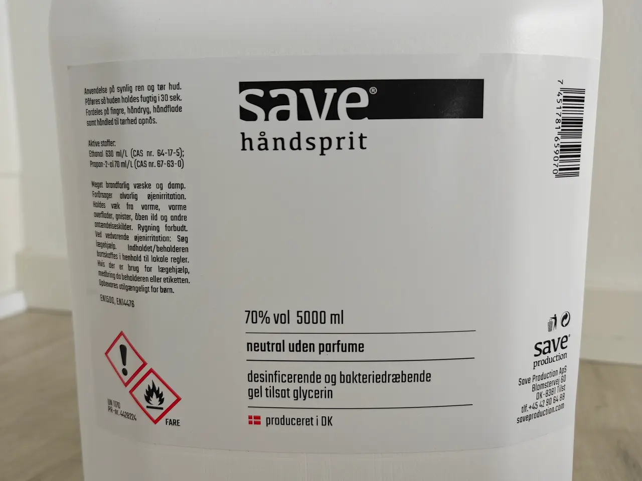 Billede 1 - Håndsprit 70% – 5 liter