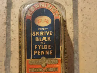 Rønnings Skrive Blæk Flaske