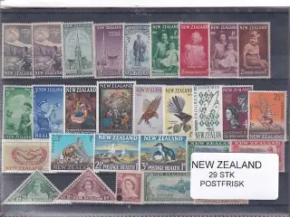 New Zealand Samling - 29 Stk. Postfrisk