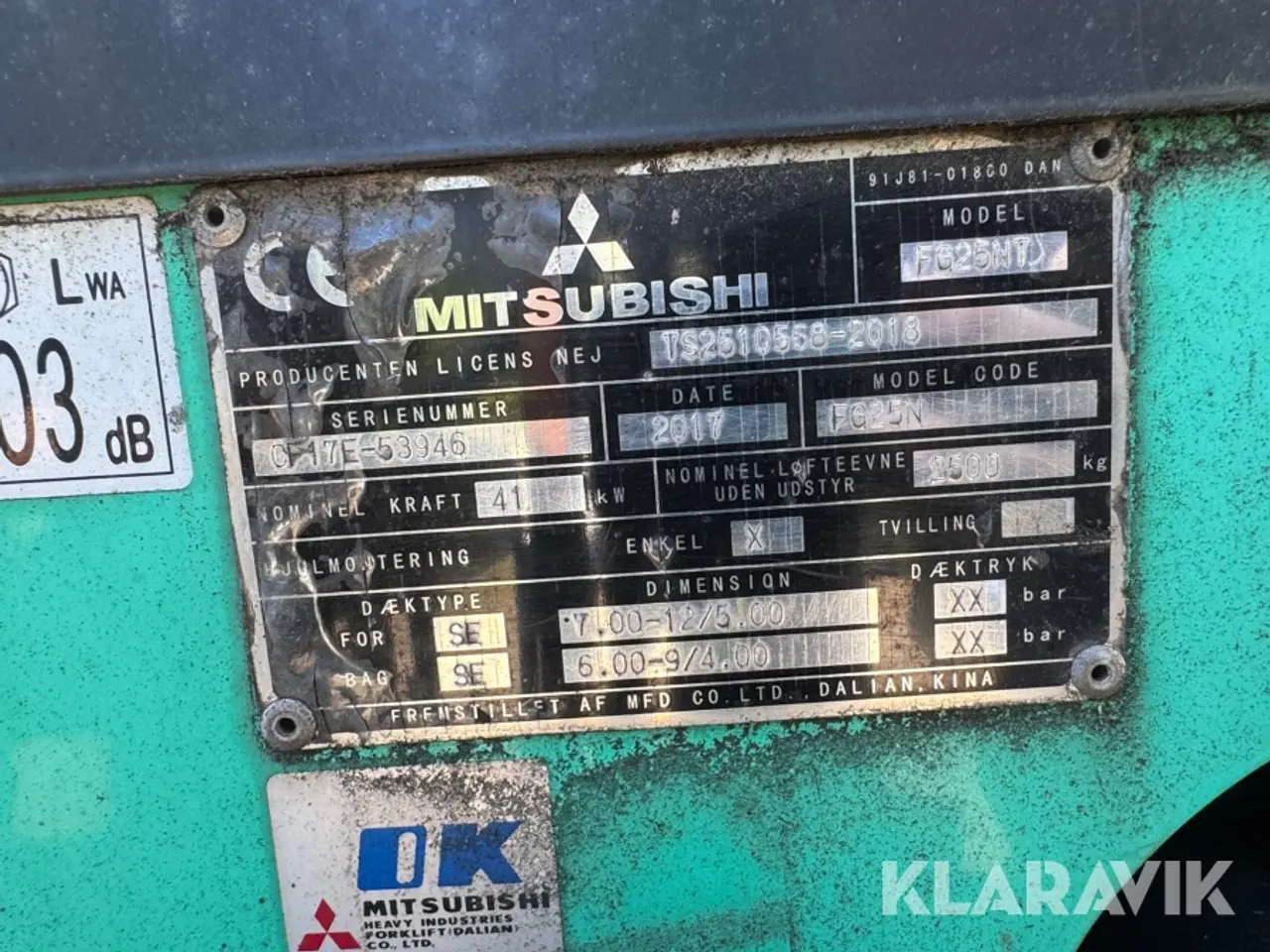 Billede 5 - Truck Mitsubishi FG25NT