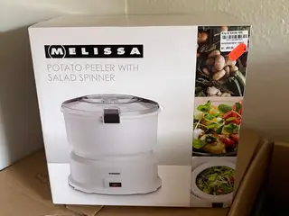 kartoffelskræller og salt skyller Mellissa