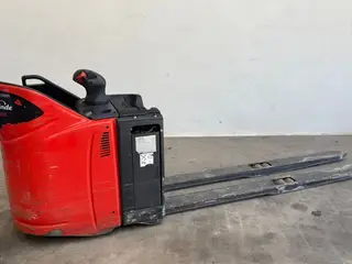 Linde T20 lang palletruck m. lader Med lange gafler