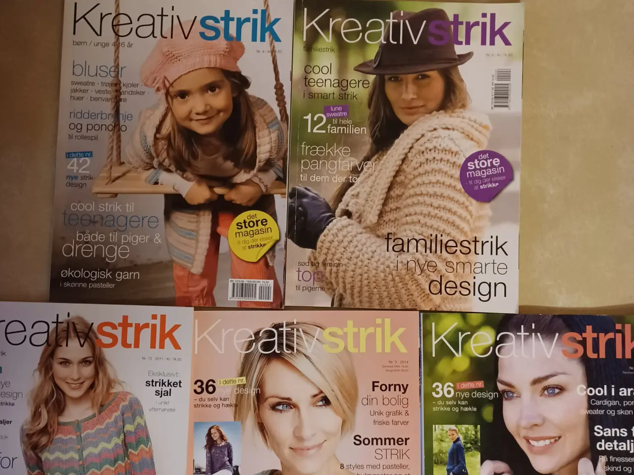 Billede 1 - KreativStrik magasiner - fremstår som nye