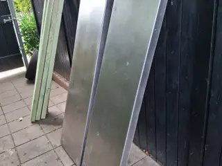 NY 2 stk rustfri stål bordplader